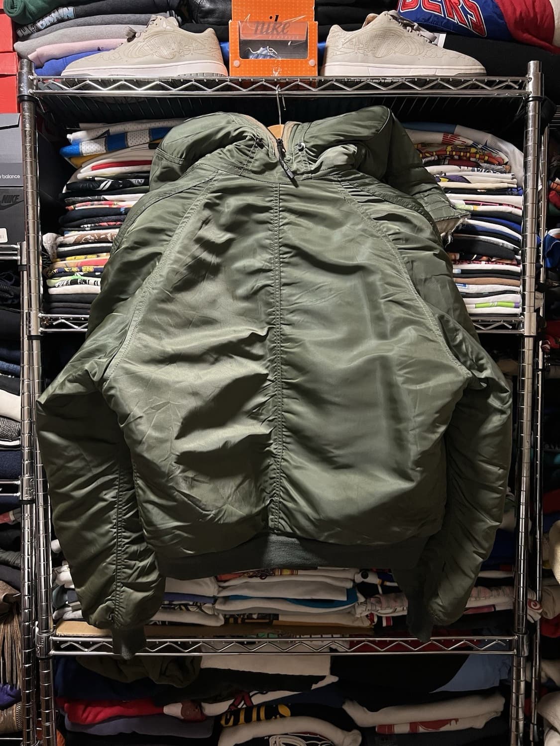 70s 알파 인더스트리 N-2B 헤비 플라잉 자켓 상품이미지7