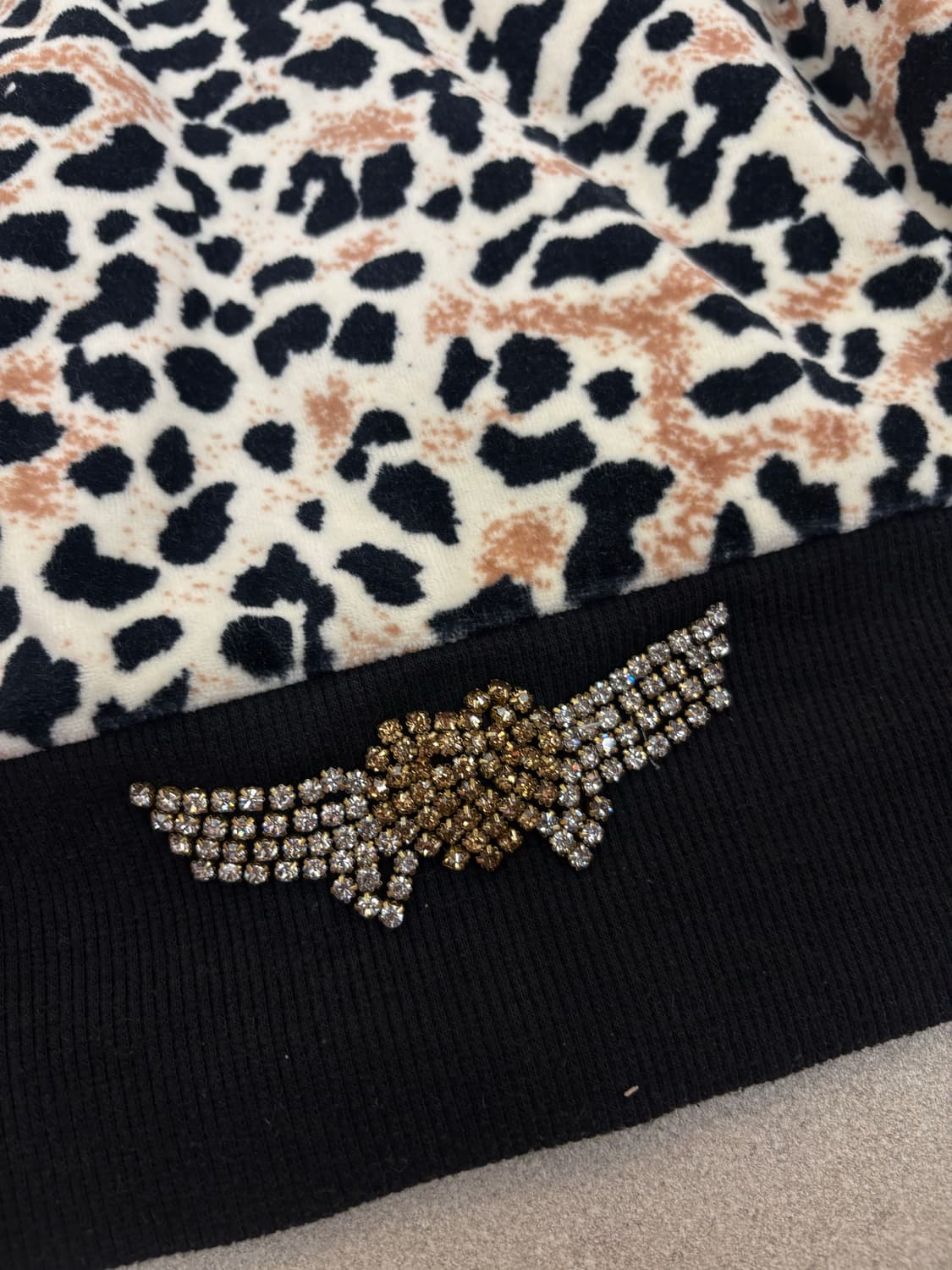 레오파드 슬림 집업 상품이미지6