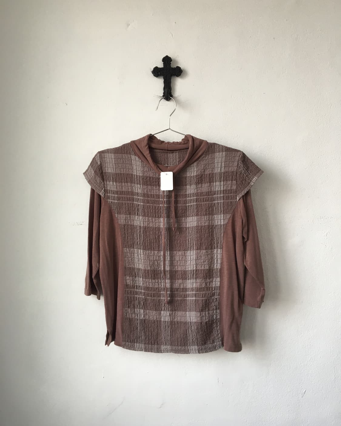 Layered point high neck sleeve 상품이미지2