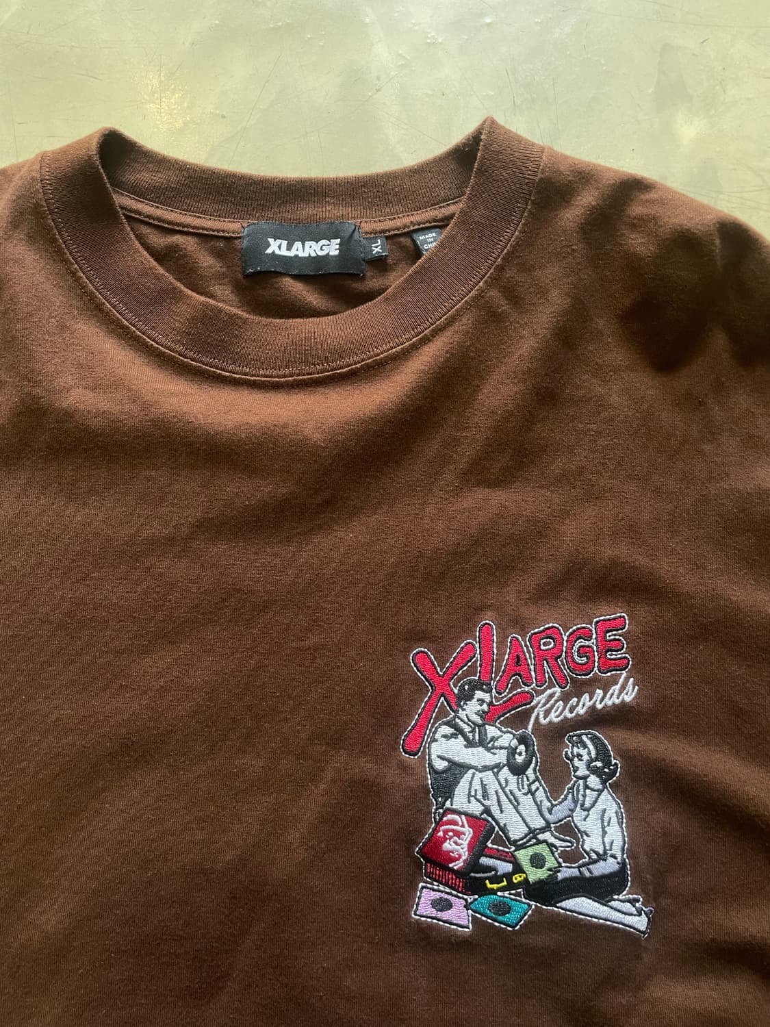 Xlarge 엑스라지 롱슬리브 브라운 XL 상품이미지5