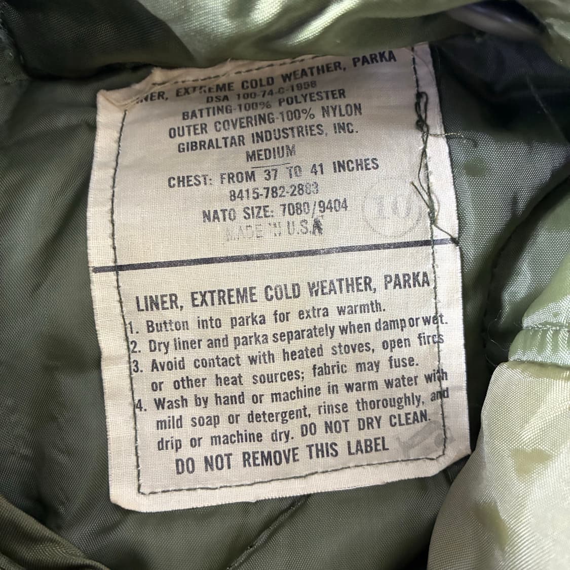 U.S Army   미군 M-65 피쉬테일 파카  상품이미지8