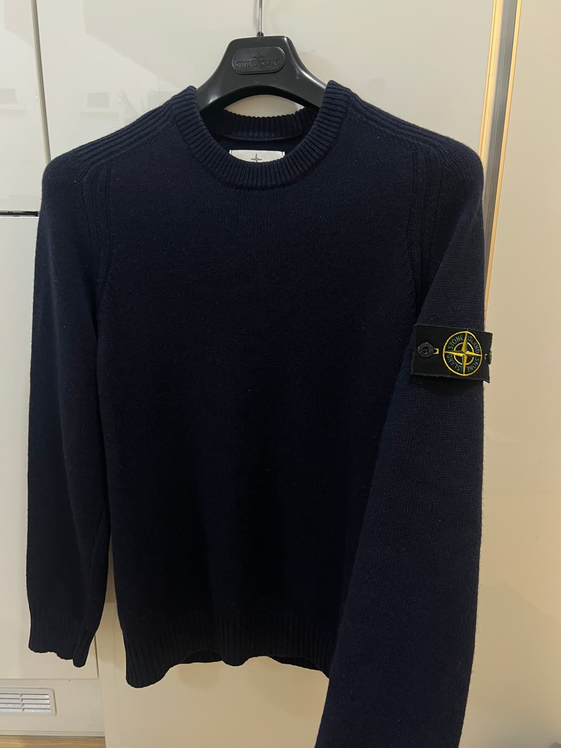 스톤아일랜드 램스울 네이비니트 100-105 상품이미지1