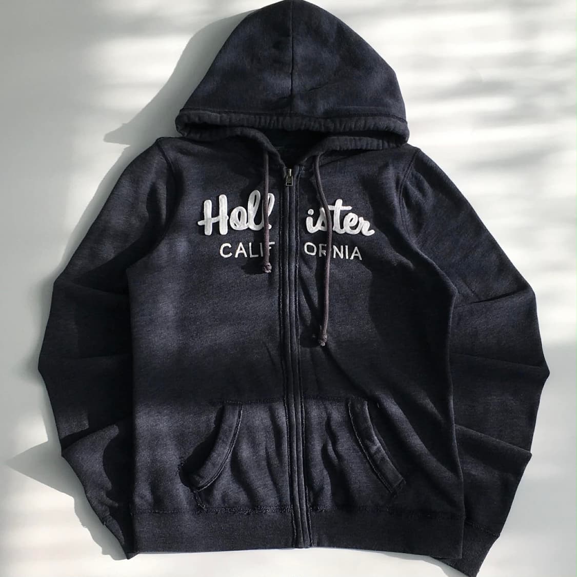 홀리스터 y2k 여리핏 네이비 걸즈 대장급 후드집업 희귀져지(M) 상품이미지4