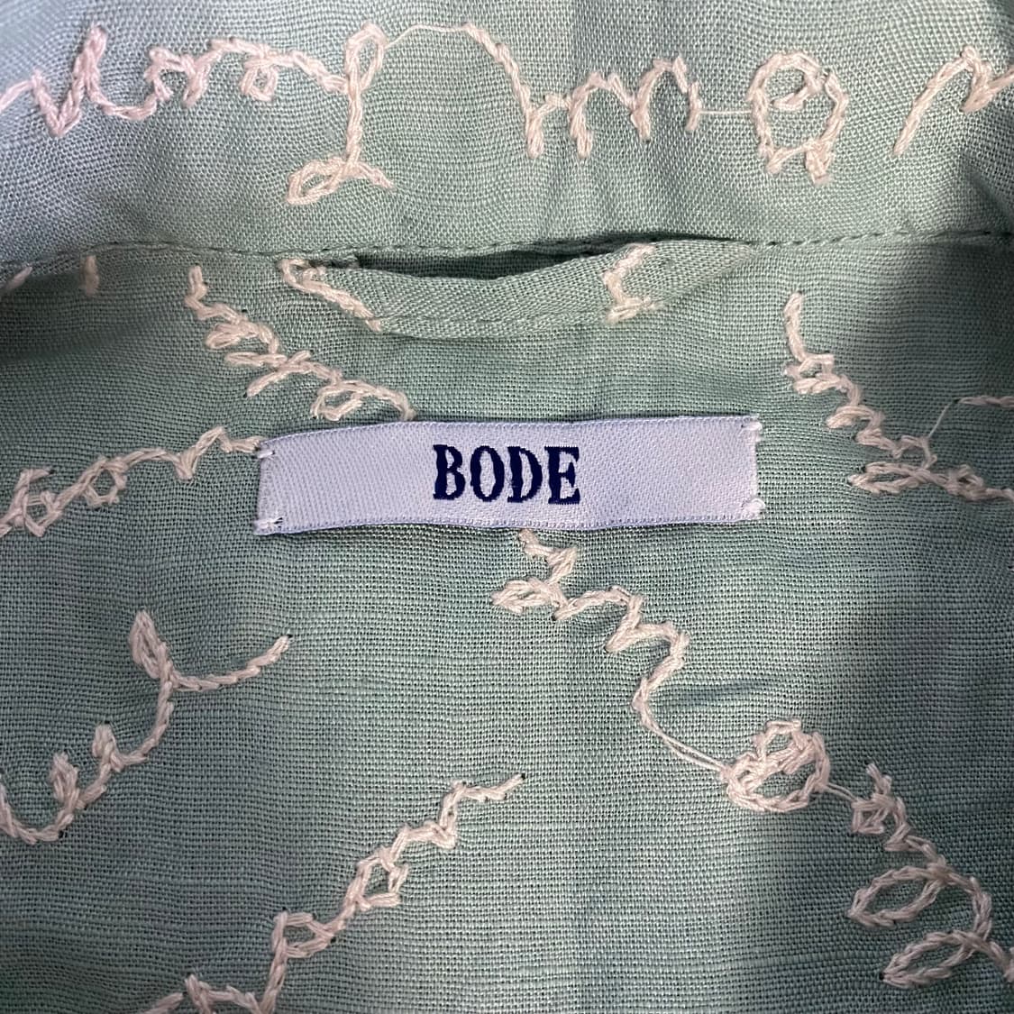 [S/M] 보디 Bode 파우더 시그니처 숏 슬리브 반팔 셔츠 상품이미지3