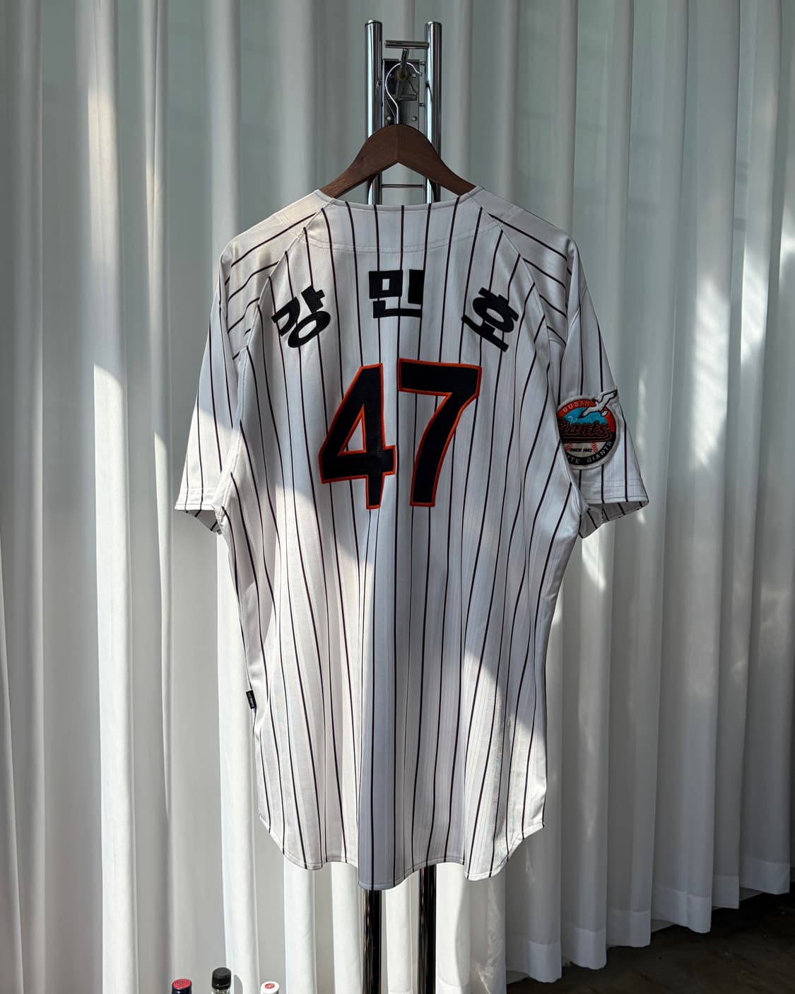 [115]롯데자이언츠 2012 아디다스 강민호 47번 야구 유니폼 상품이미지4