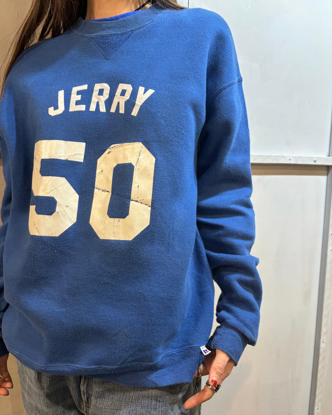 90s RUSSELL y2k grunge purple sweats 상품이미지3