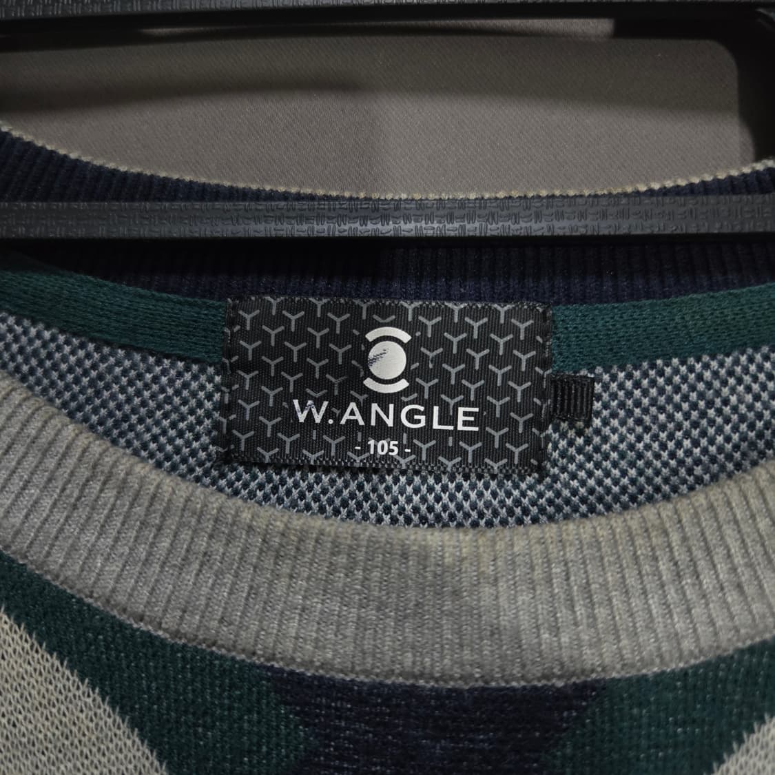 W.ANGLE 패턴 니트 스웨터 상품이미지3
