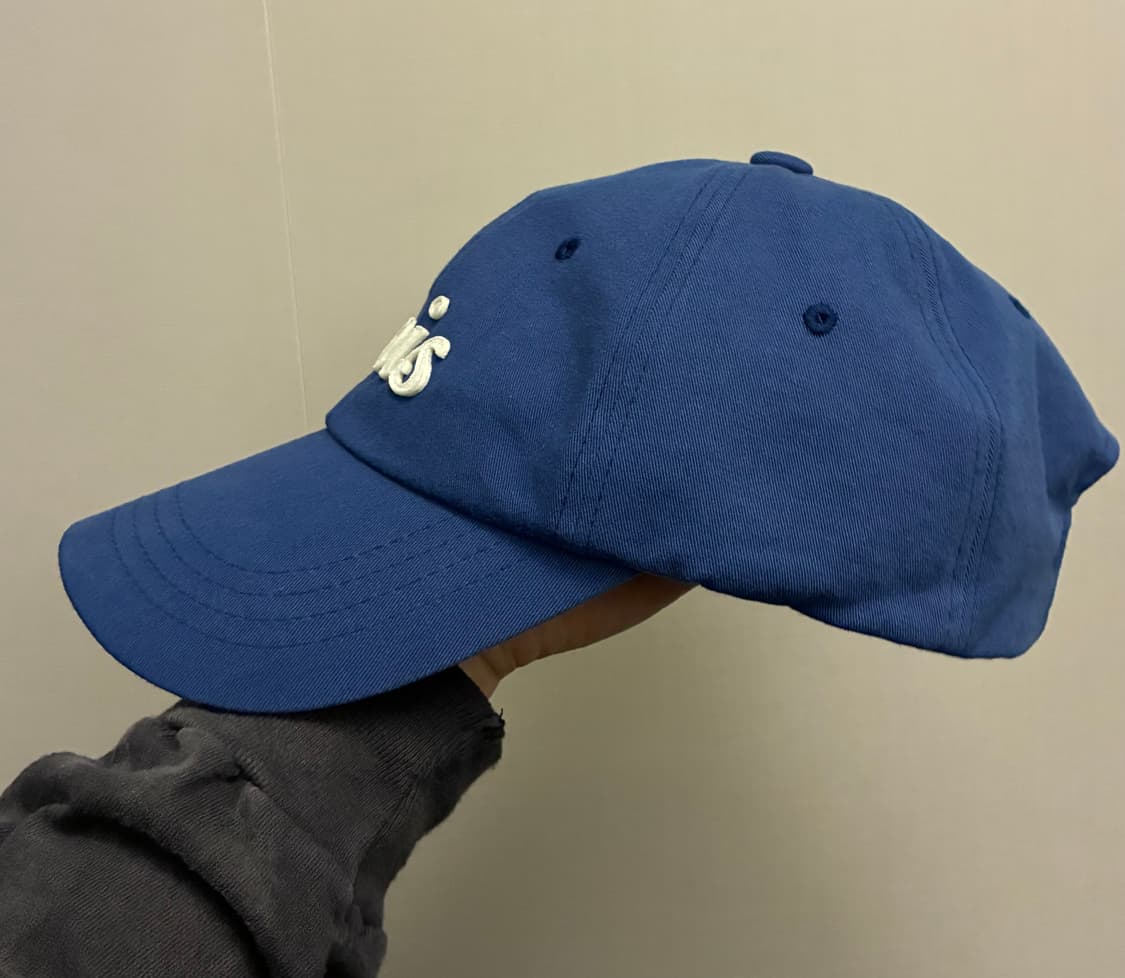 (F)emis 이미스 아플리케 자수 볼캡 모자 블루 상품이미지3