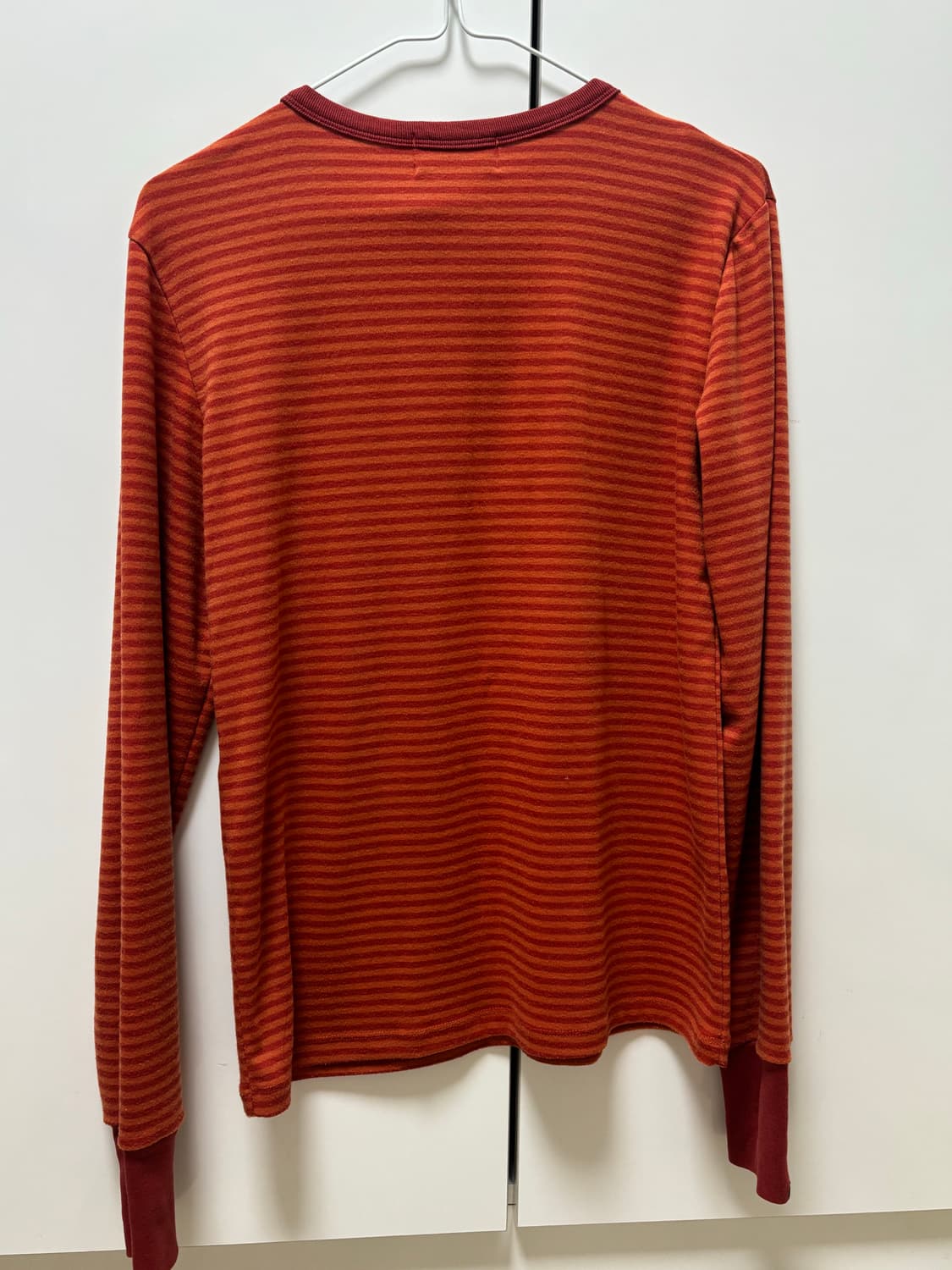 노컨텐츠 Fine Stripe T Deep Orange 상품이미지5