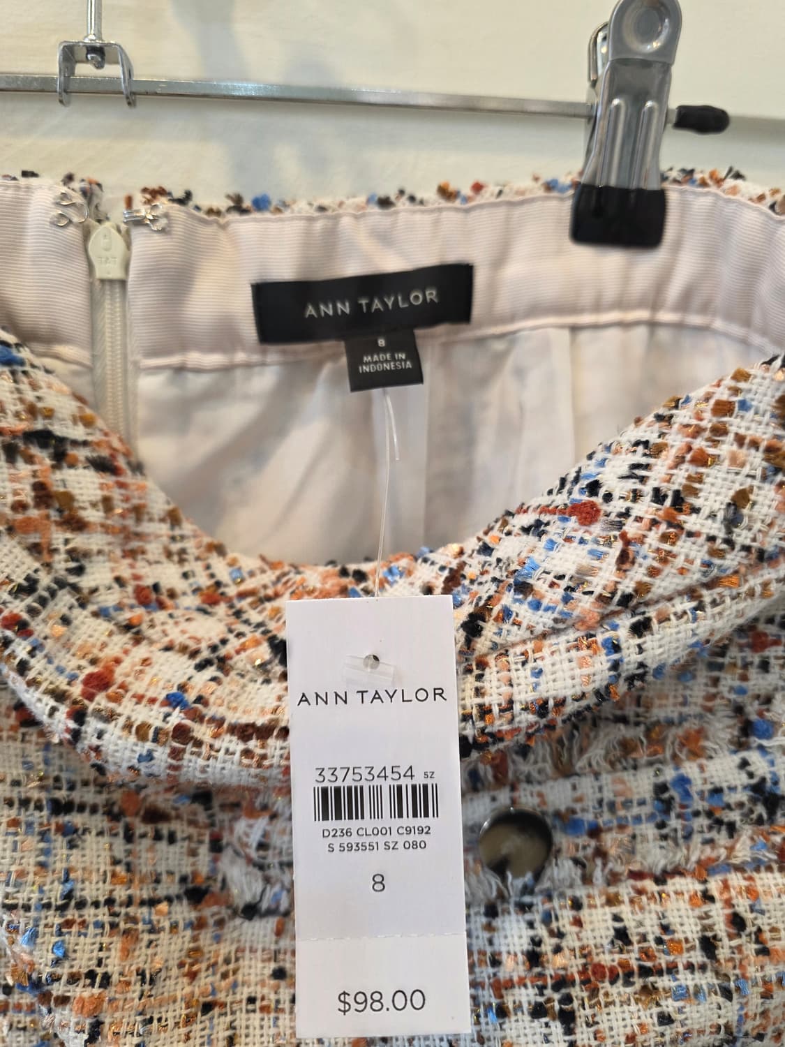 앤테일러 트위드 스커트 8 사이즈 상품이미지1