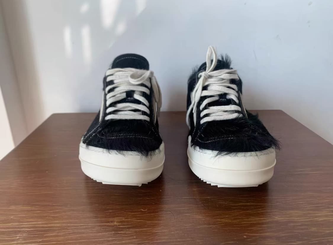 릭오웬스 흑백 포니헤어 RO VANS 42 상품이미지2