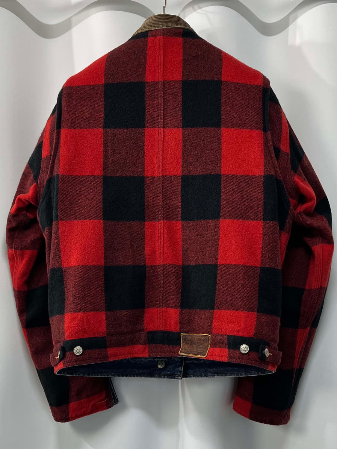 90's 폴로 랄프로렌 버팔로 리버서블 덩가리 데님 트러커 자켓 상품이미지3