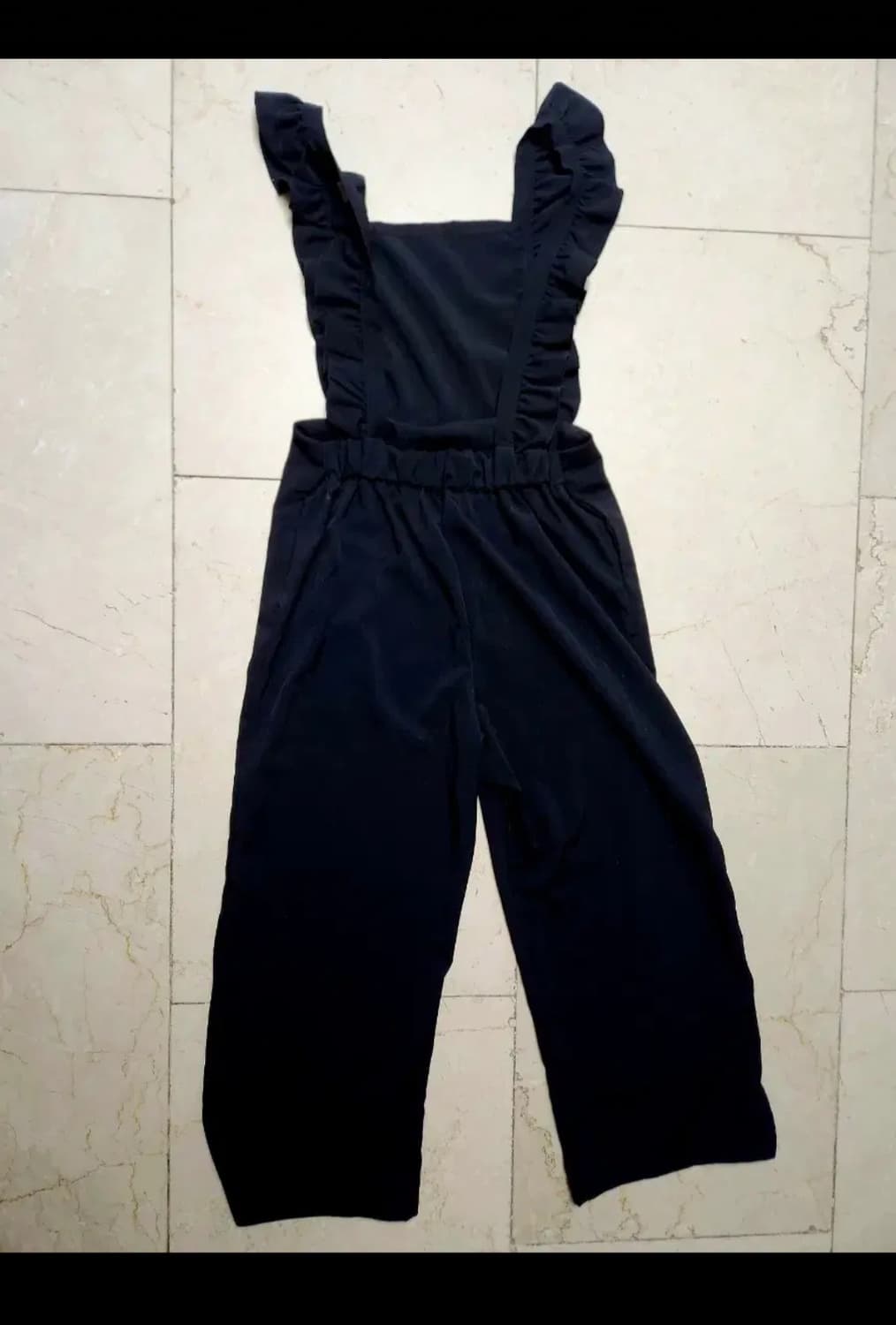 피소녀 고딕 지뢰계 프릴 멜빵 바지 상품이미지2