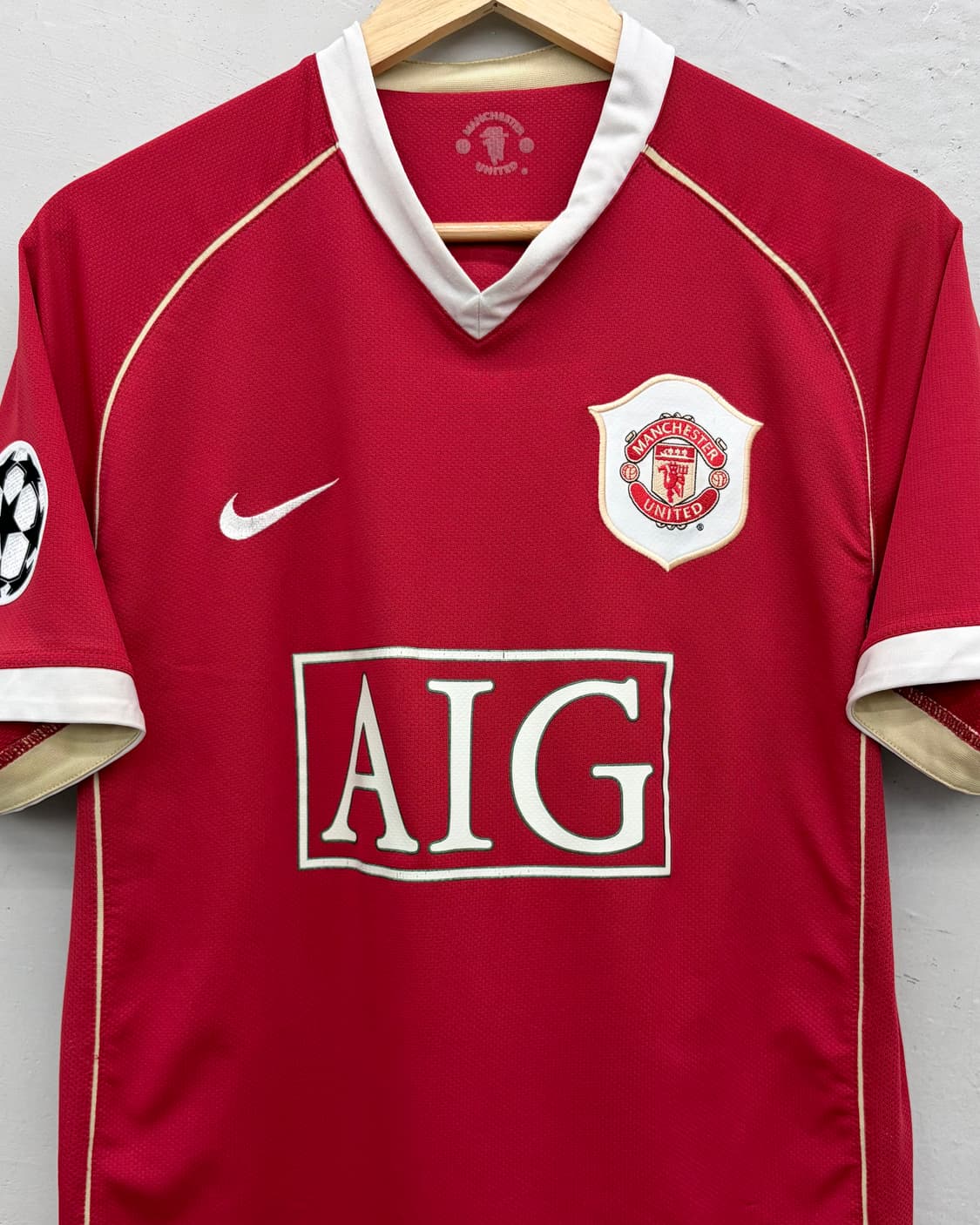 나이키 06-07 맨체스터 유나이티드 홈 챔스킷 박지성 상품이미지5