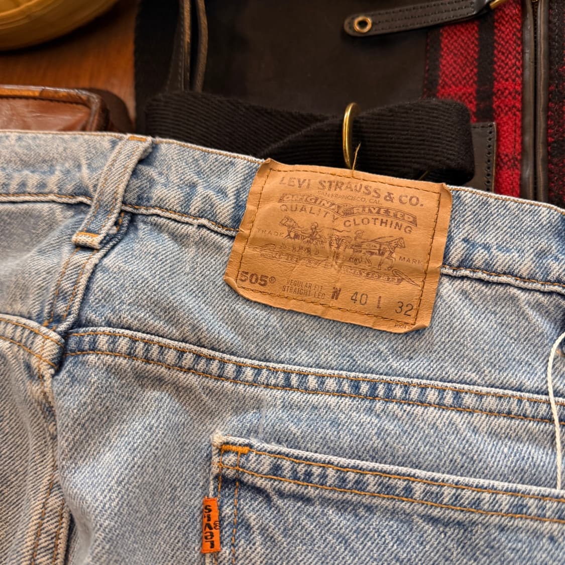 90S 리바이스 오렌지탭 MADE IN USA 505 36 37 상품이미지3