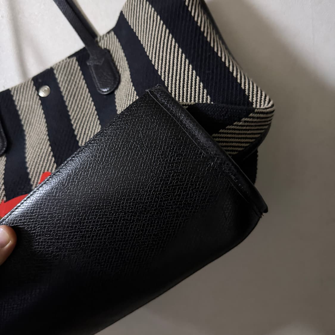 롱샴 에센셜 스트라이프 숄더&토트백 상품이미지4