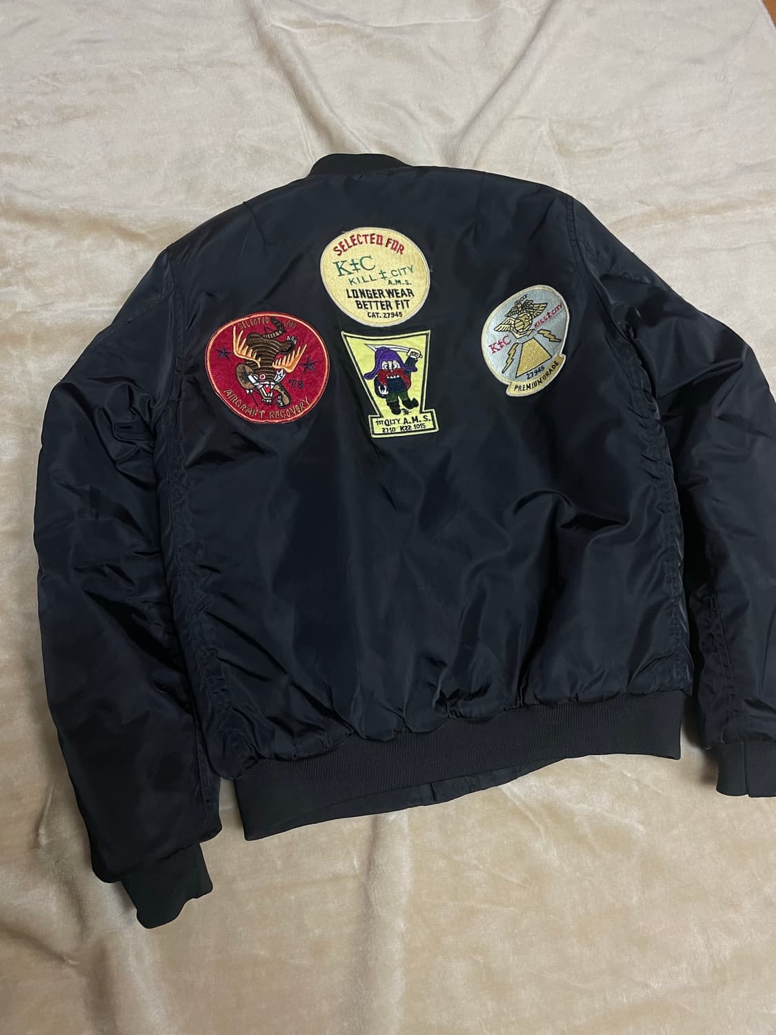 Patchwork MA-1 Jacket 상품이미지2
