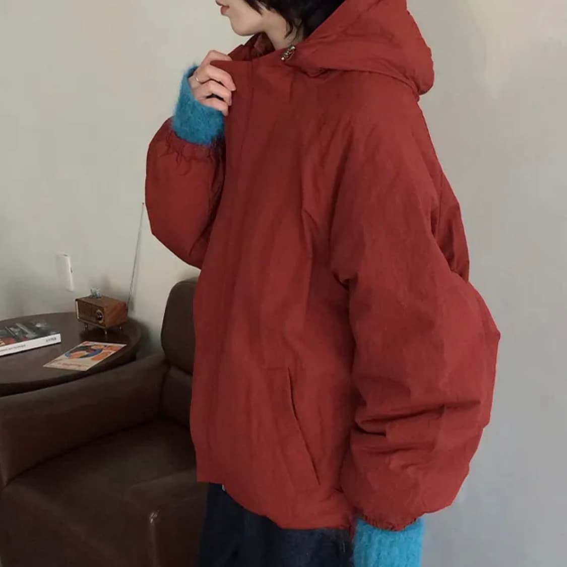 Brick Red pumpkin padding 상품이미지6