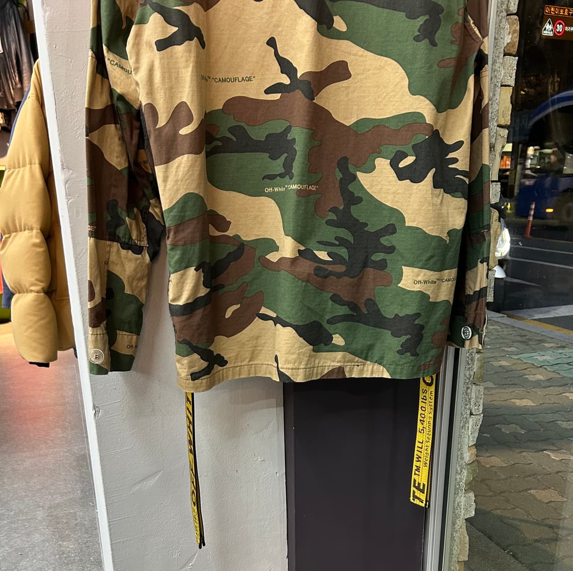 M/ 오프화이트 카모플라주 필드 자켓 상품이미지8