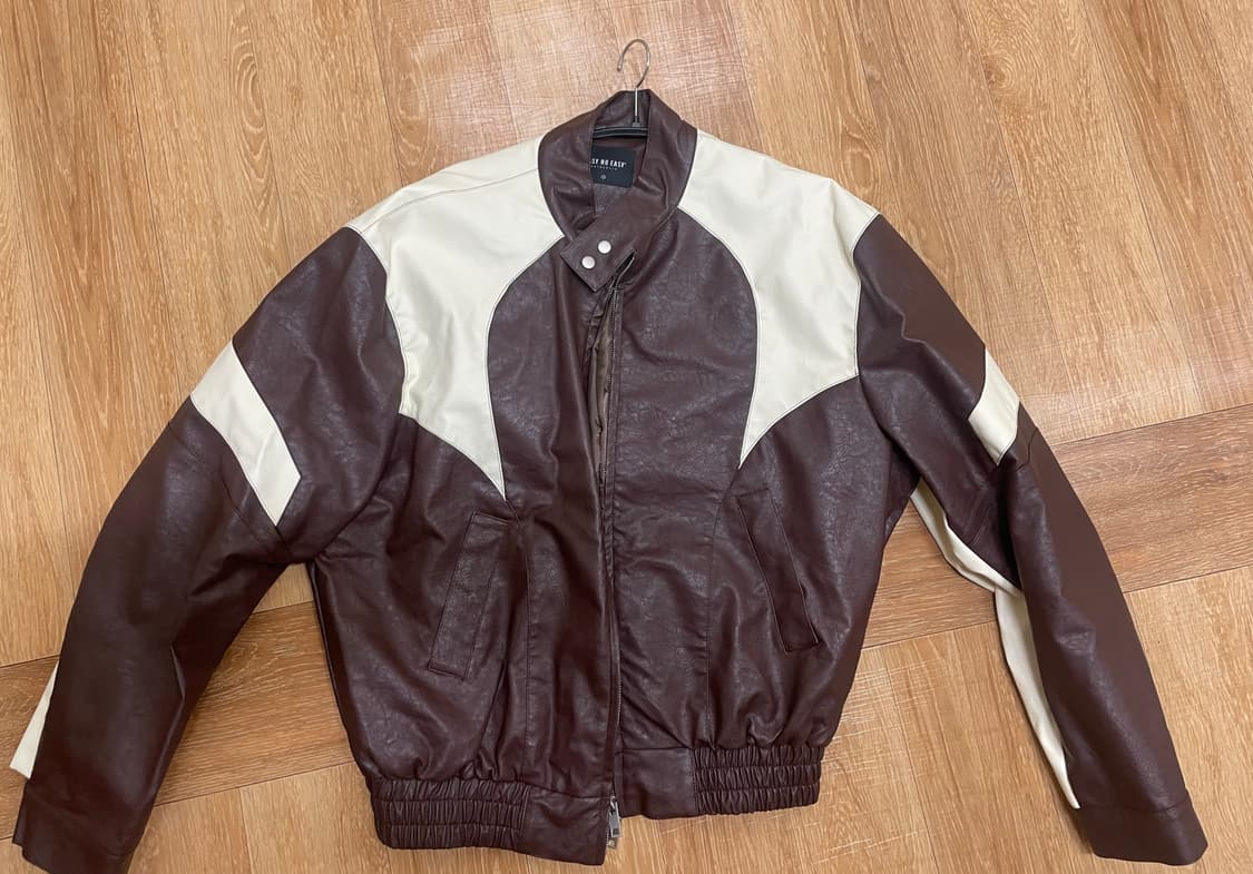 이지노이지 레이서 자켓 - 브라운 상품이미지4