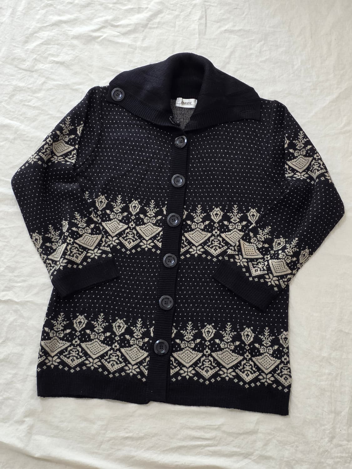 모리걸 노르딕 니트 가디건 일본빈티지 상품이미지2