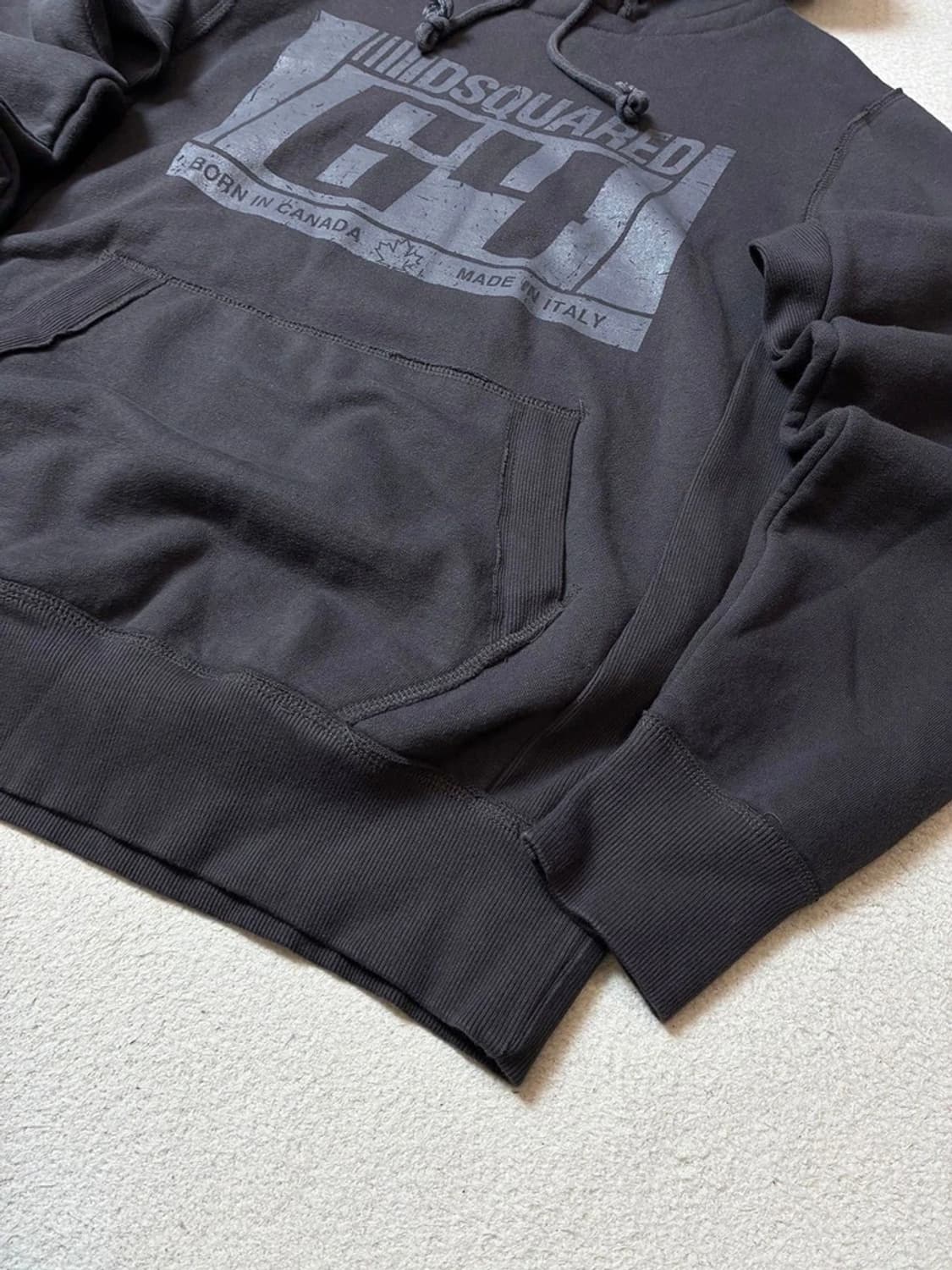 디스퀘어드2 00's 프린팅 헤비코튼 후드티 PN7606 상품이미지4