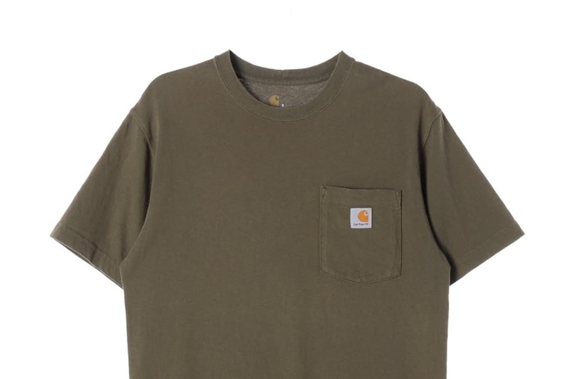 칼하트 K87 포켓 반팔 티셔츠 S 상품이미지3