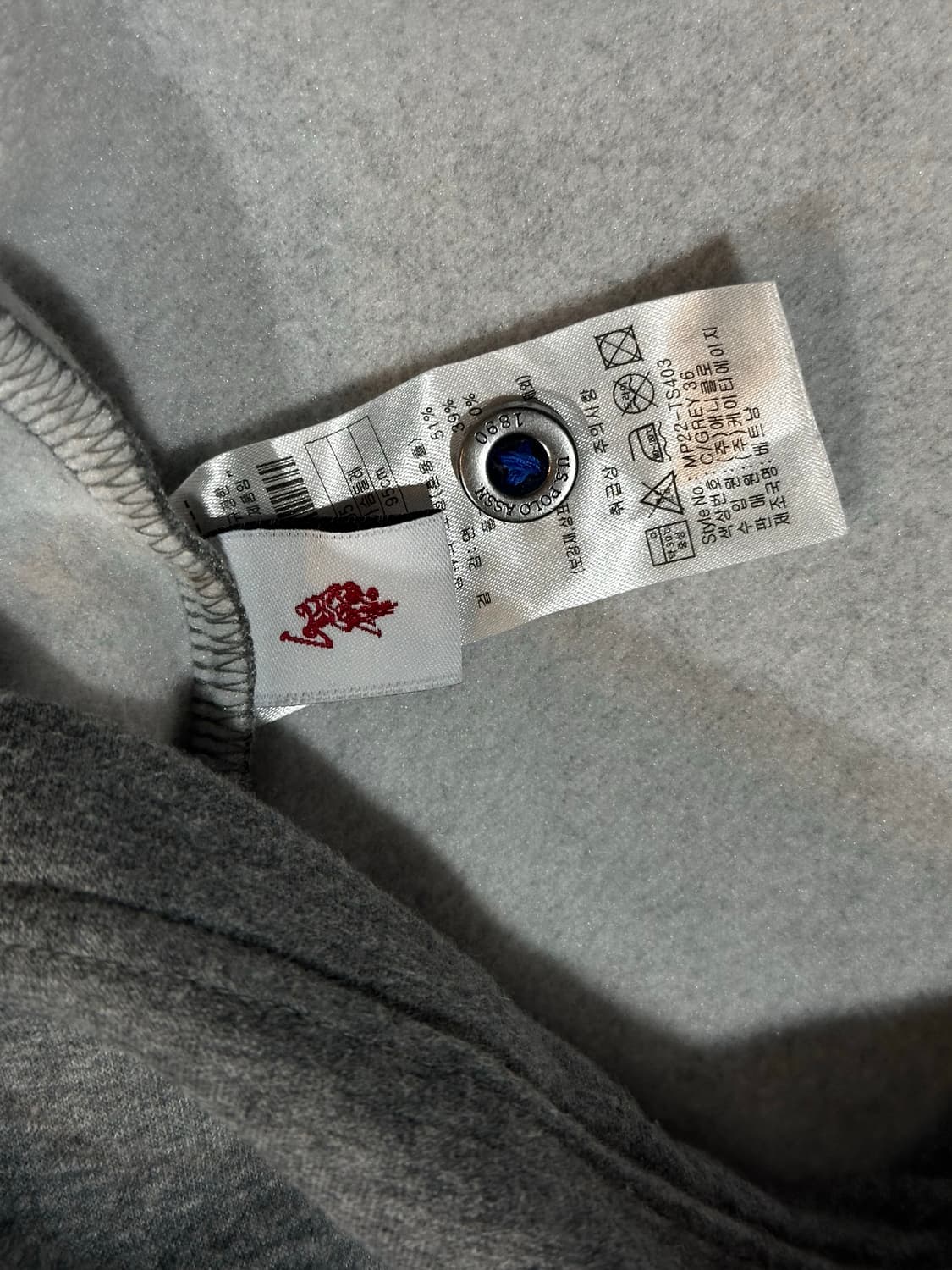 폴로 아쎈 플리스 긴팔 티셔츠 상품이미지3