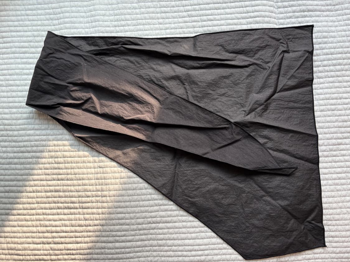 SCARF SHIRRING SLEEVELESS TOP_BLACK 상품이미지9