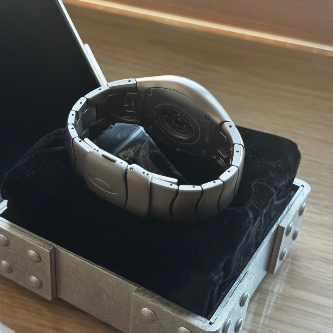 오클리 타임밤 아이콘 블루 시계 상품이미지3