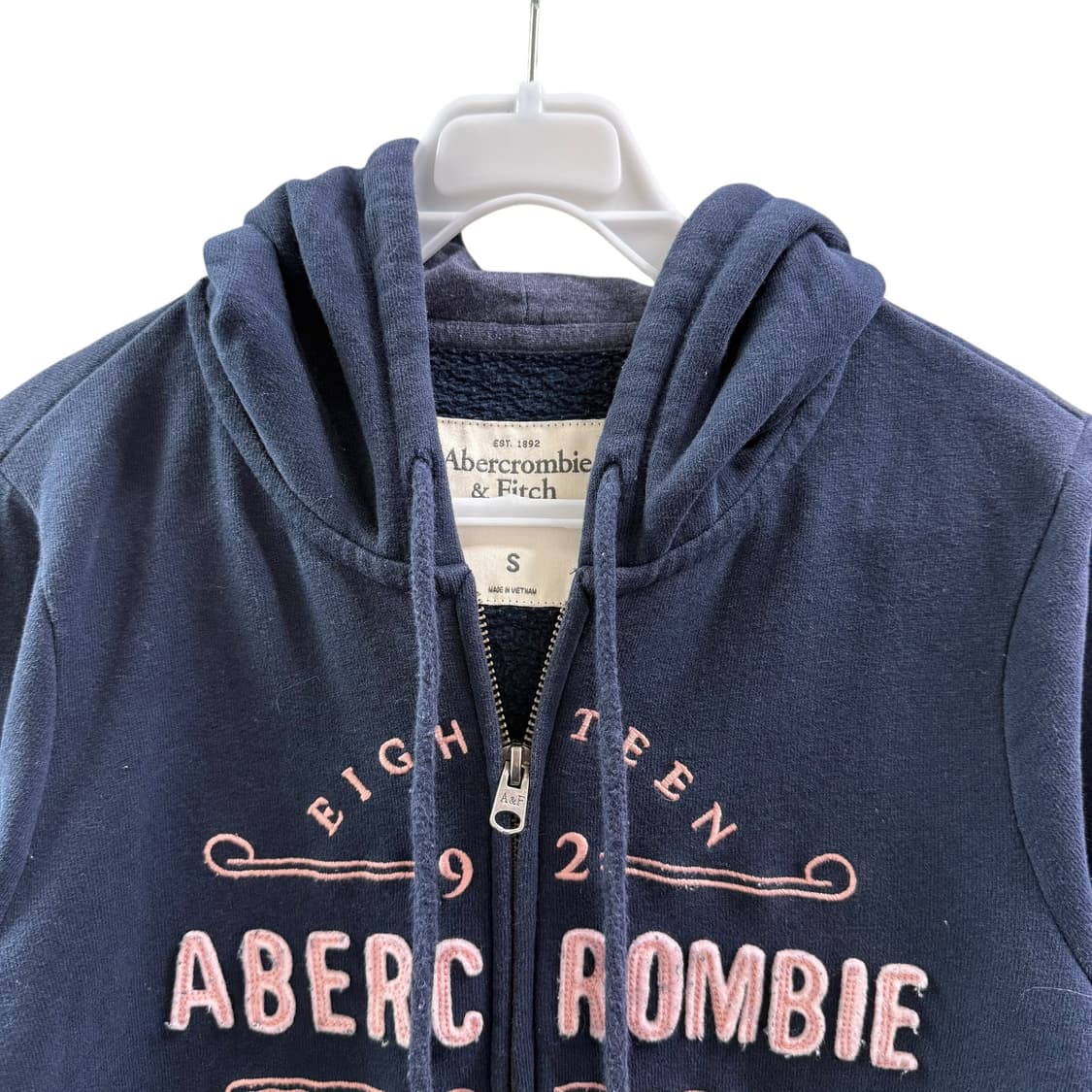 [S] 아베크롬비 앤 피치 블루핑크 후드집업 상품이미지5