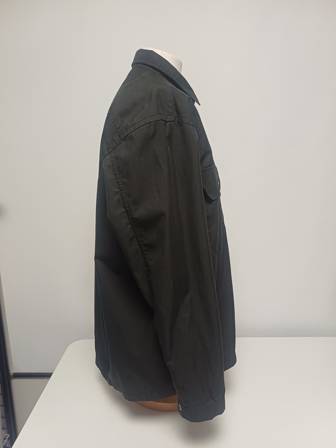 [M] 프리즘웍스 FULL ZIP SHIRT JACKET (블랙/A급) 상품이미지2