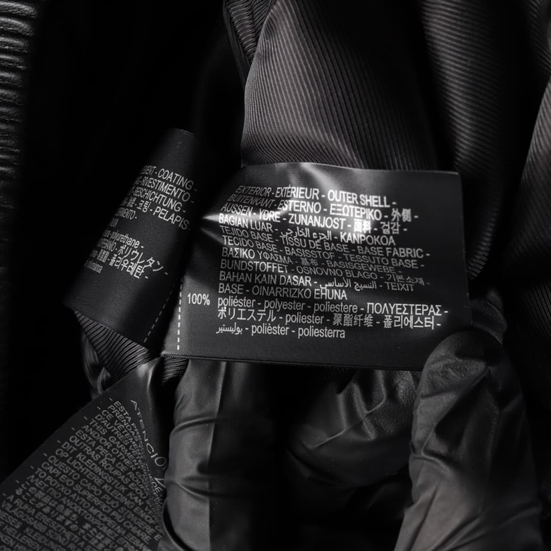 ZARA 오버사이즈 페이크 레더 보머 재킷 블랙 XL 상품이미지7