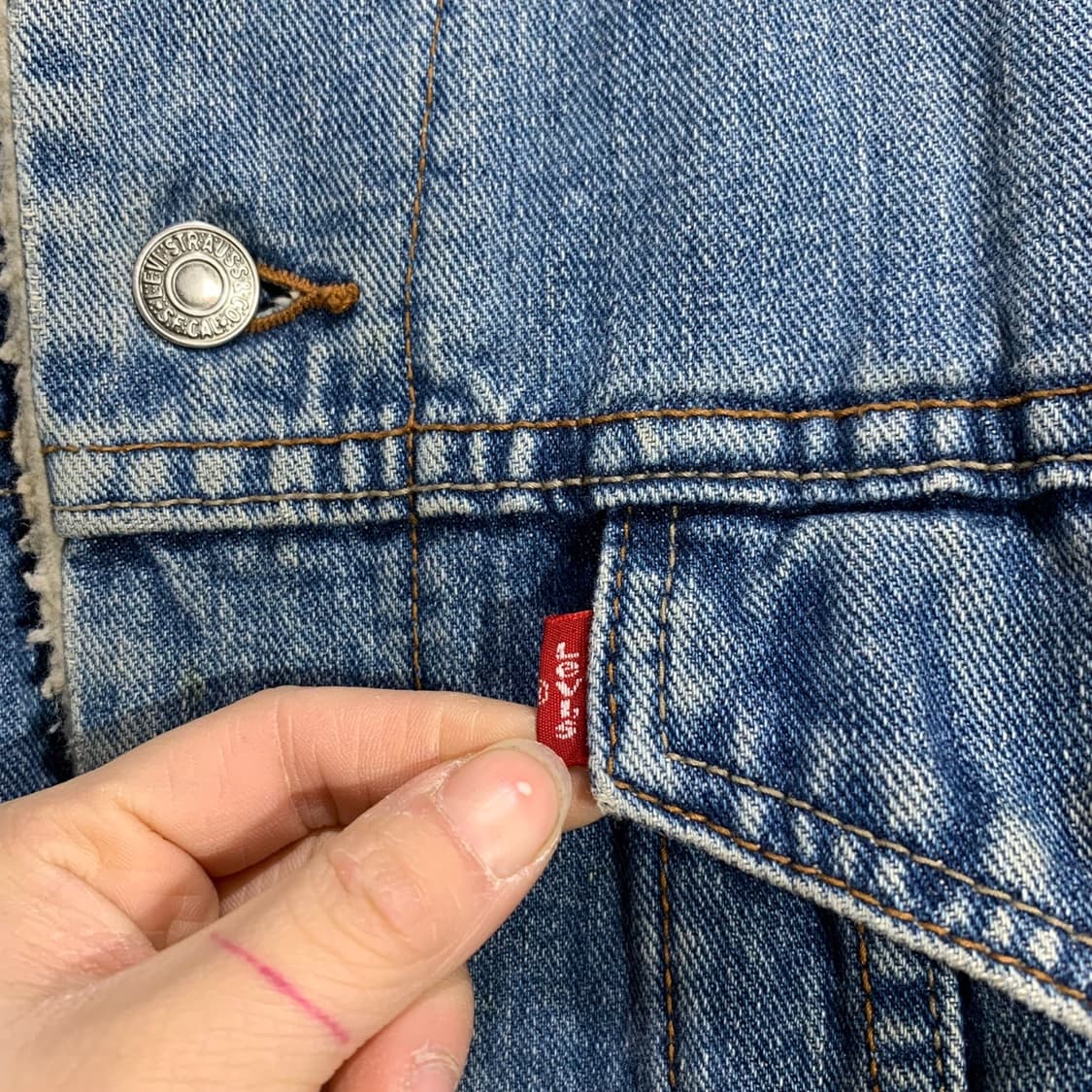 리바이스 70520 세르파 데님자켓 상품이미지7