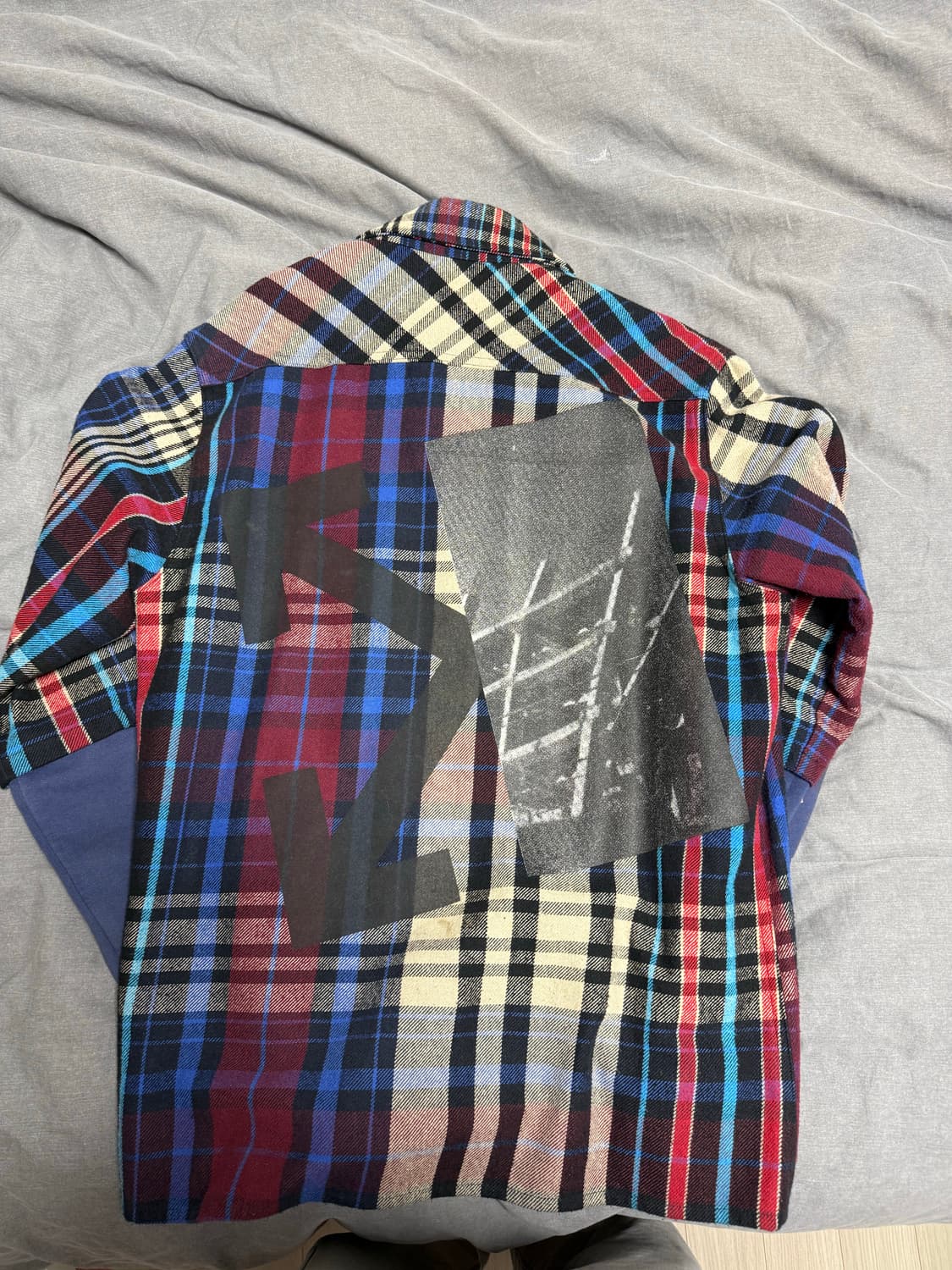 오프화이트 19fw 저지 슬리브 셔츠 플란넬 상품이미지2