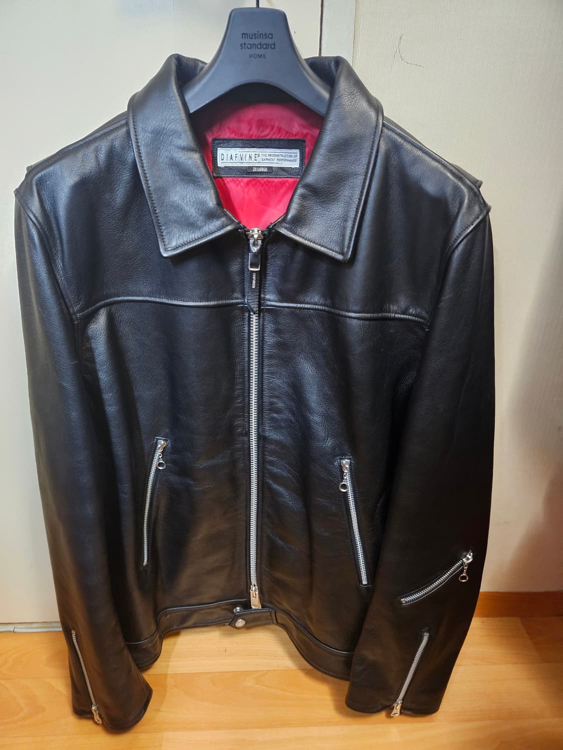 110 2XL) 디아프바인 DV. LOT 458 로그스타 레더 자켓 상품이미지1