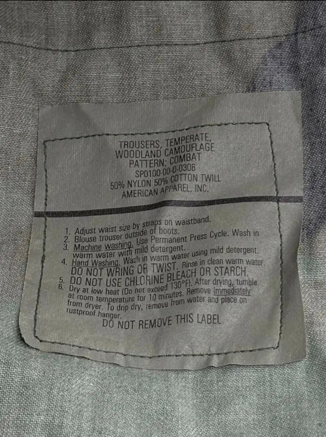 미군 우드랜드 팬츠  상품이미지4