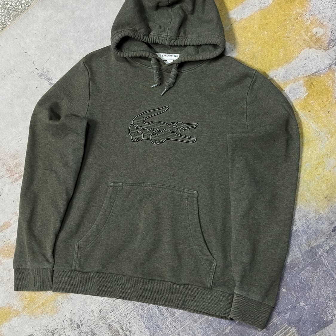 라코스테 빅로고 후드티 L 상품이미지1