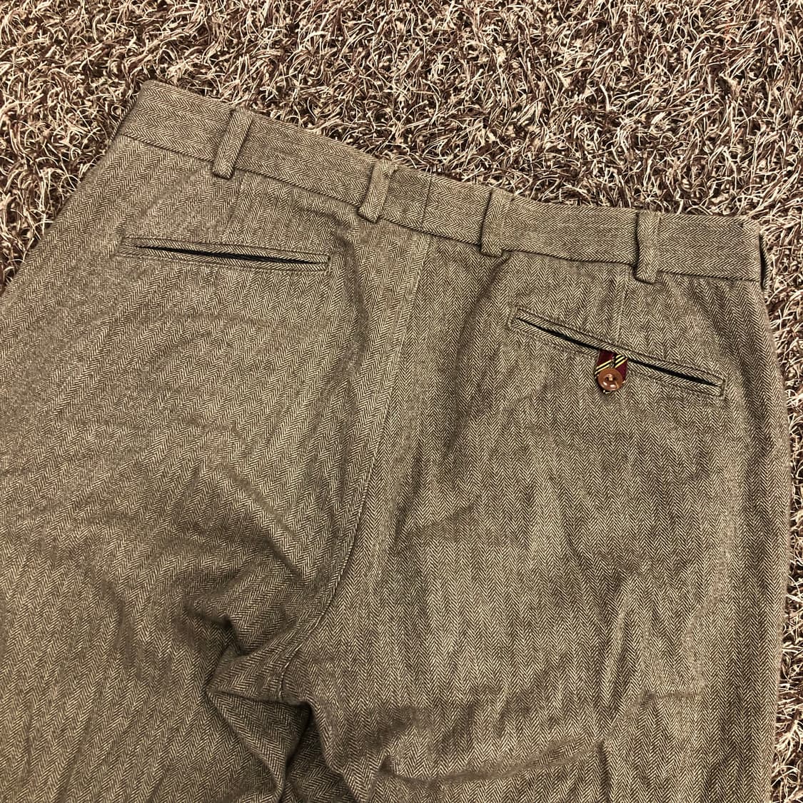 브룩스브라더스 코튼 헤링본 슬랙스 상품이미지3