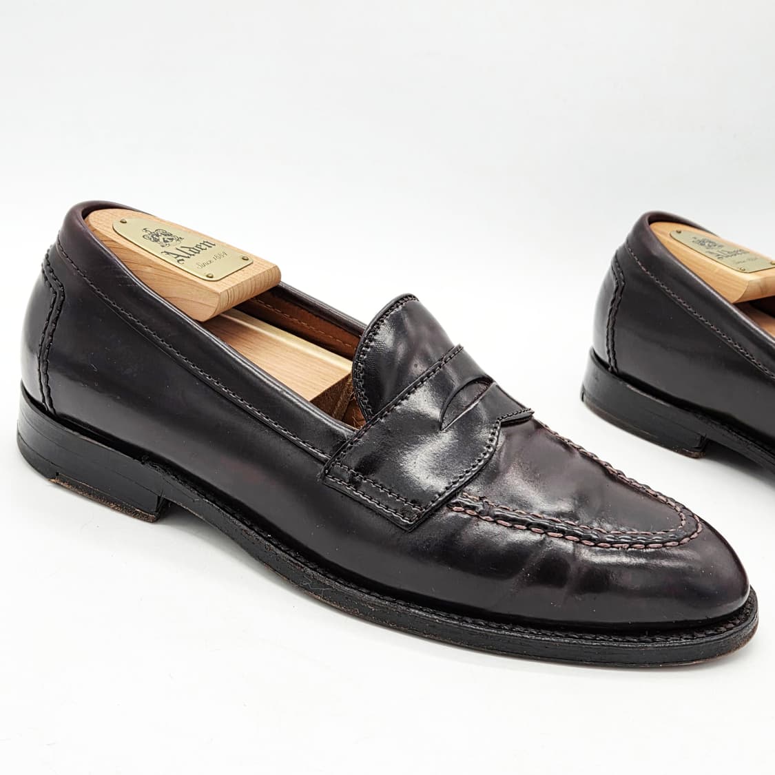 Alden 알든 A1202 코도반 페니로퍼 버건디 (7 1/2) 상품이미지6