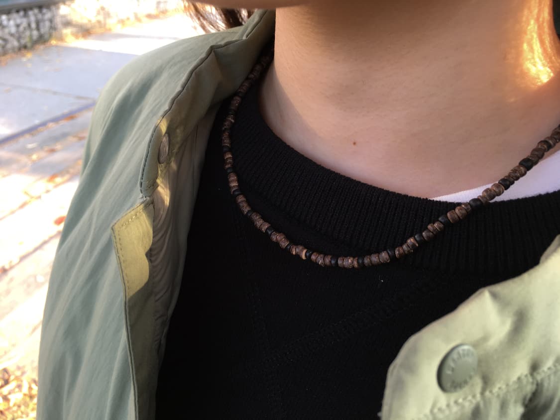 tiny wood necklace 상품이미지2