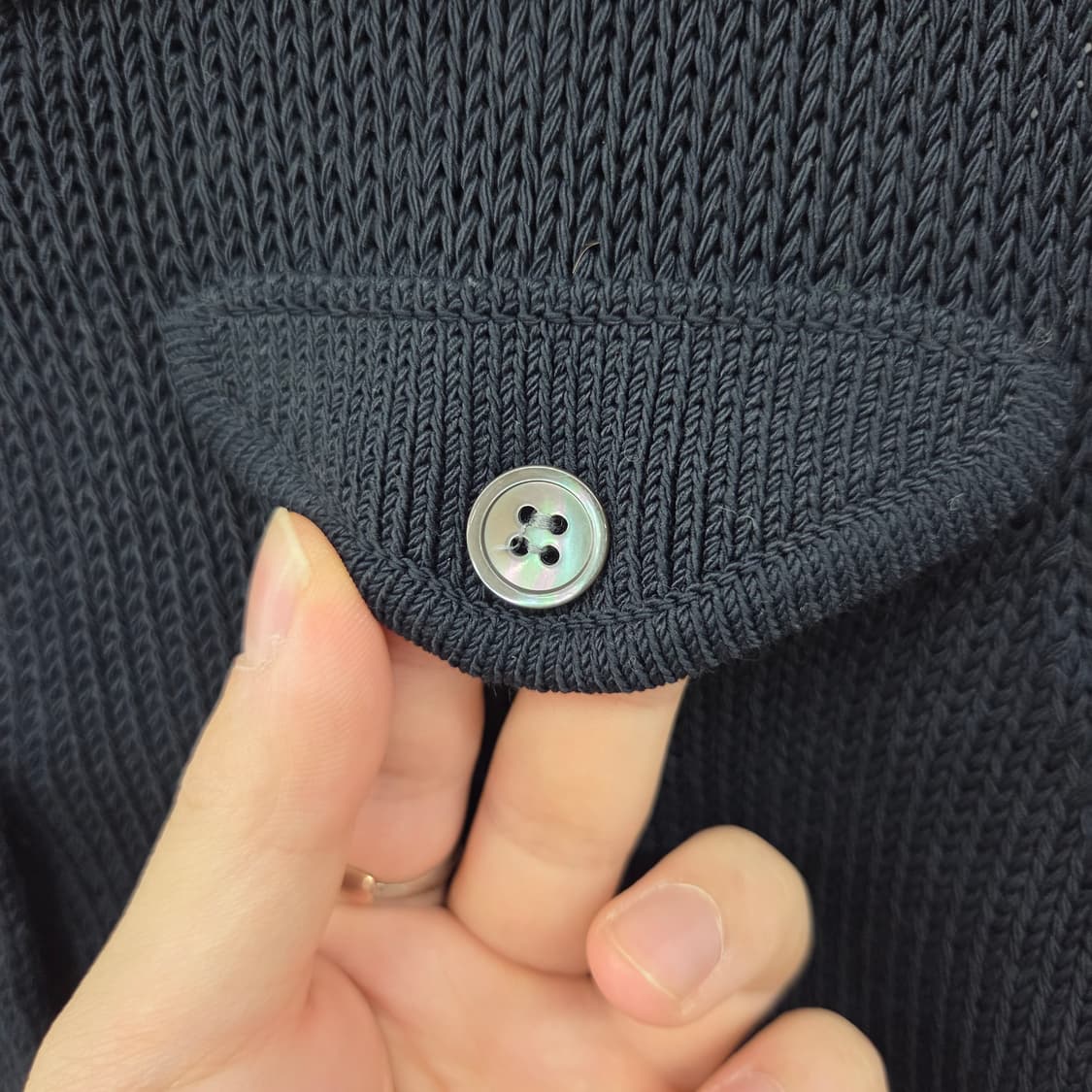 Theory 띠어리 블랙 니트 가디건 여m 상품이미지4