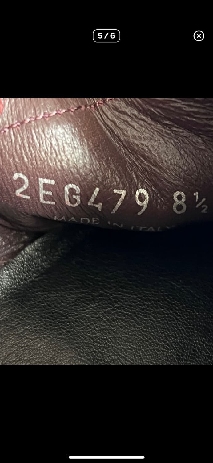 프라다 컬랩스 버건디 8.5 상품이미지4