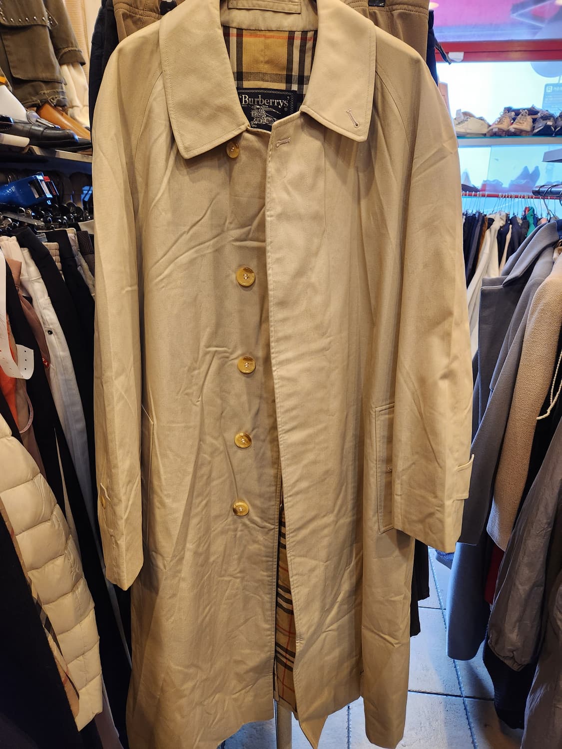 버버리 싱글코트 상품이미지2