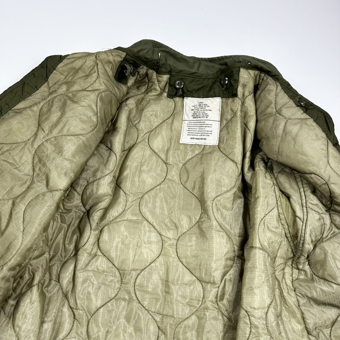 80s 오리지널 미군 m65 피쉬테일 개파카 SO-SEW사 XS 상품이미지9