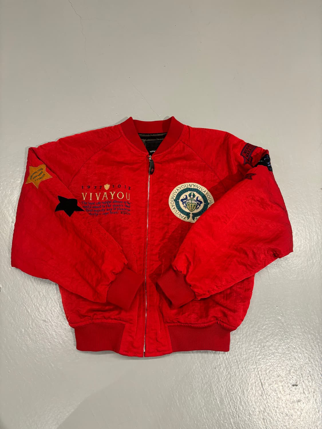 빈티지 봄버 자켓 상품이미지3