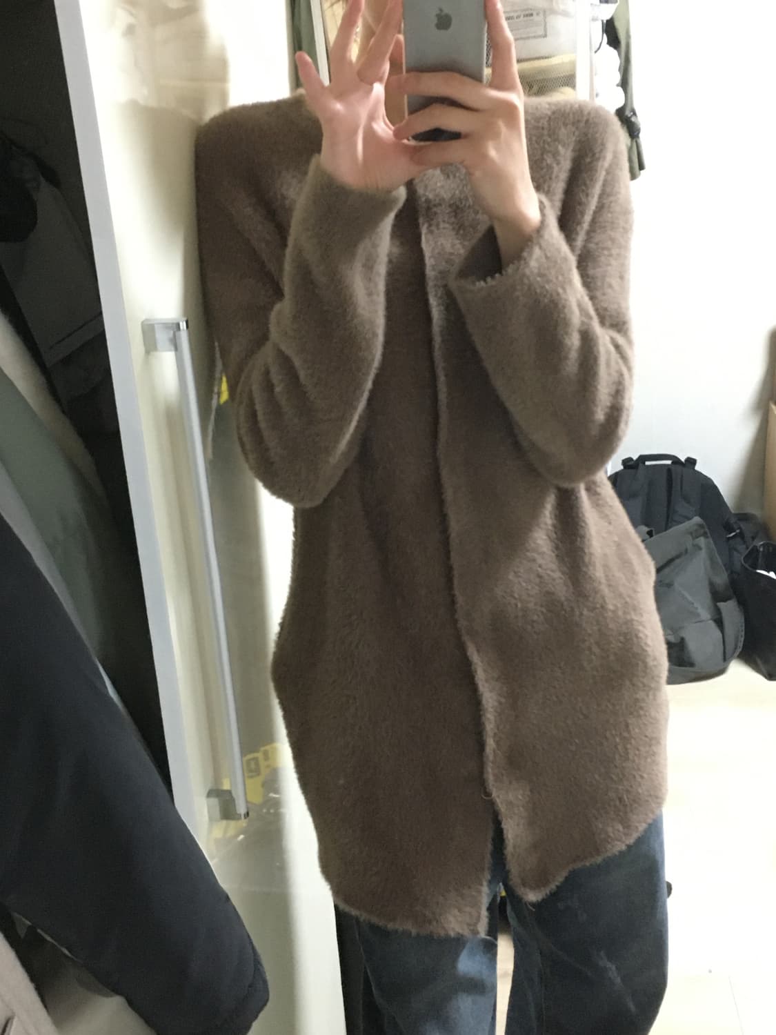 일본빈티지🇯🇵울 롱가디건 상품이미지3