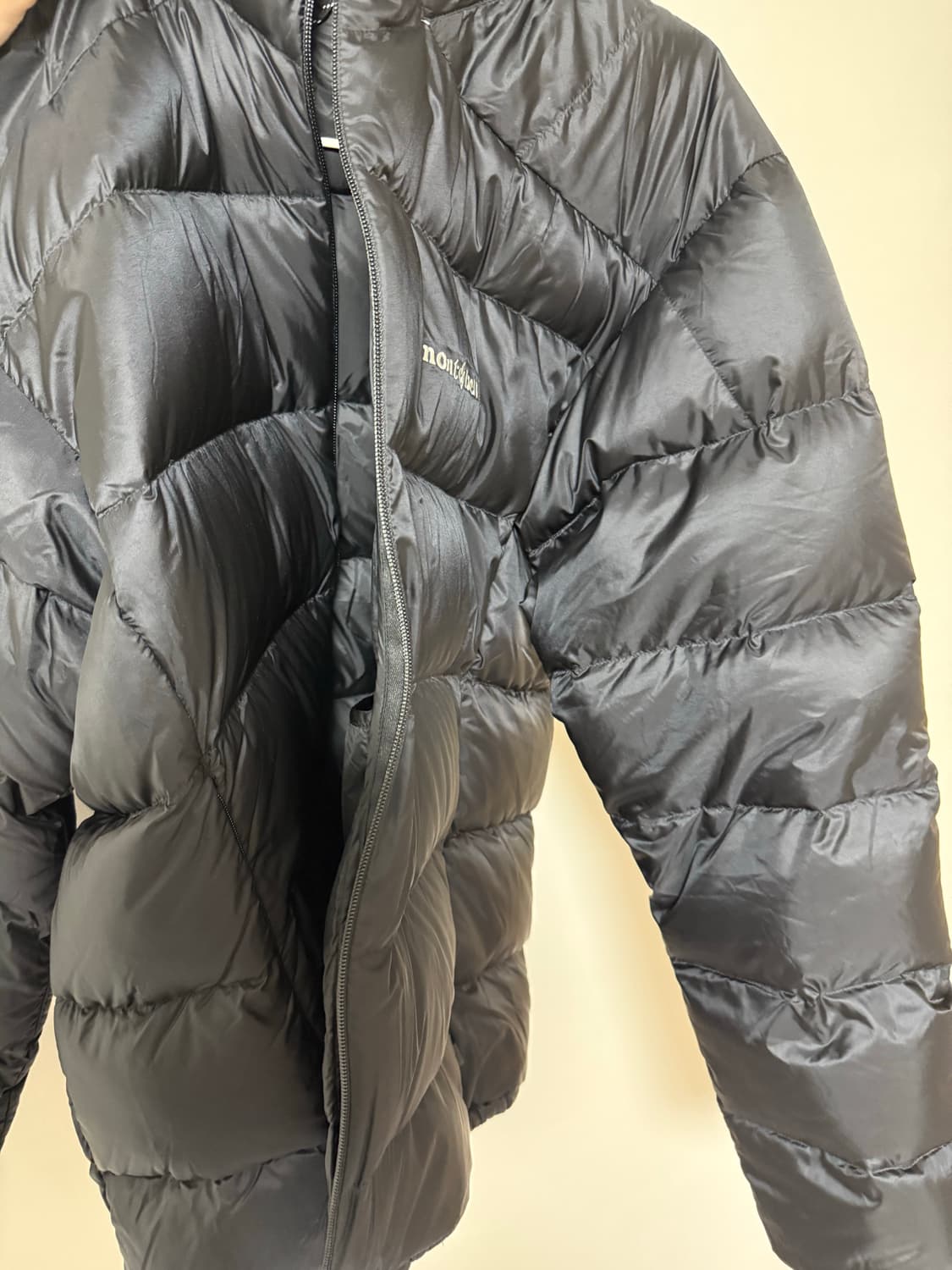 몽벨 라이트 알파인 다운 파카 블랙 XL 상품이미지2