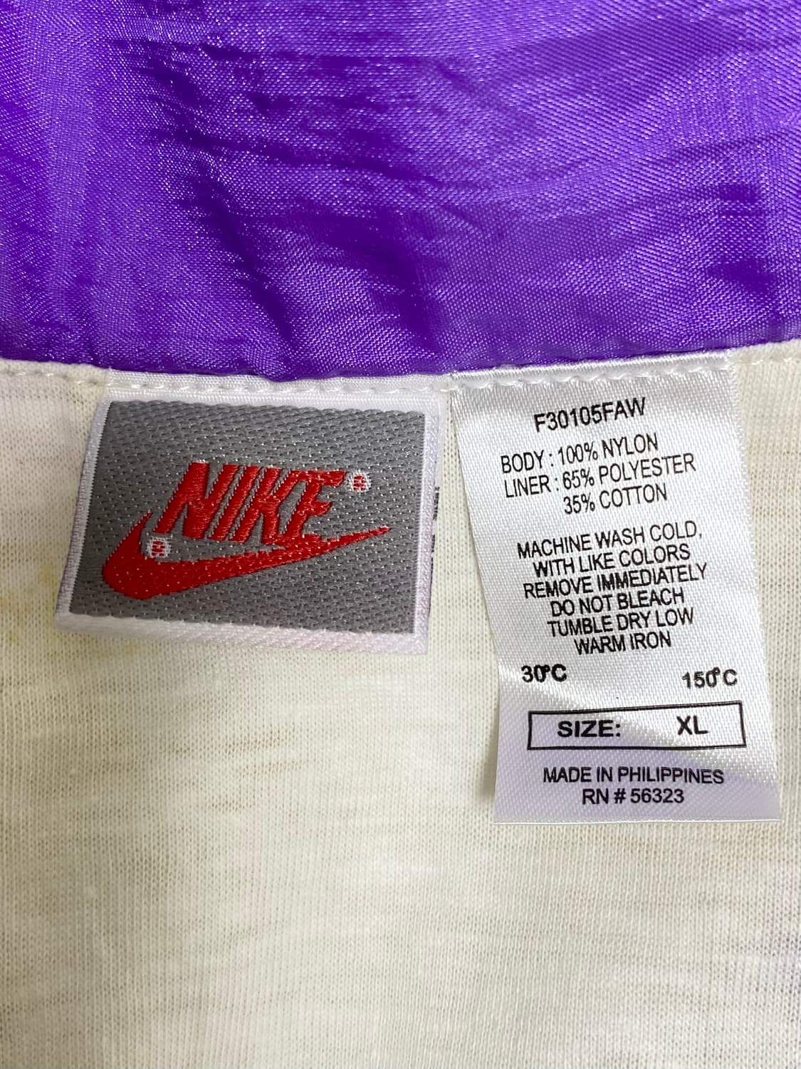 1992년 NIKE SWOOSH WINDBREAKER JUMPER OG 상품이미지8