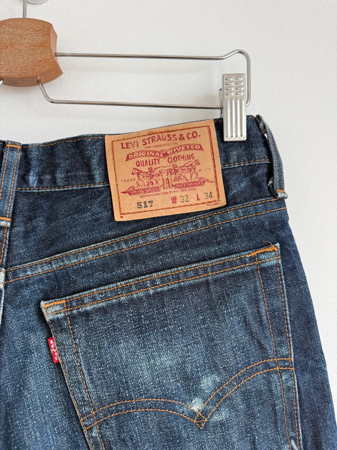 리바이스(Levi's) 517 데님 팬츠(JAPAN, 밑단 기장 수선) 상품이미지7